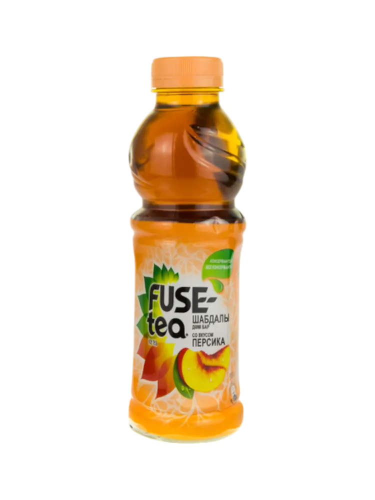 ЧАЙ ХОЛ FUSE TEA 0.5Л СО ВКУСОМ ПЕРСИКА ПЛ/Б 