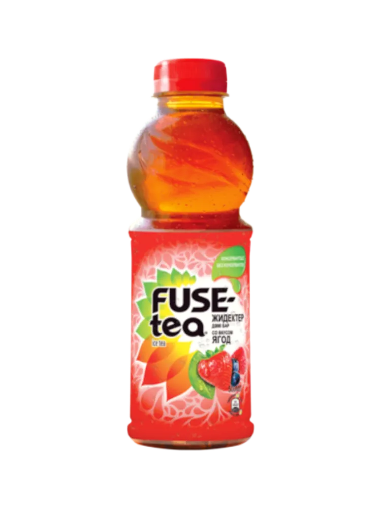 ЧАЙ ХОЛ FUSE TEA 0.5Л СО ВКУСОМ ЯГОД ПЛ/Б 