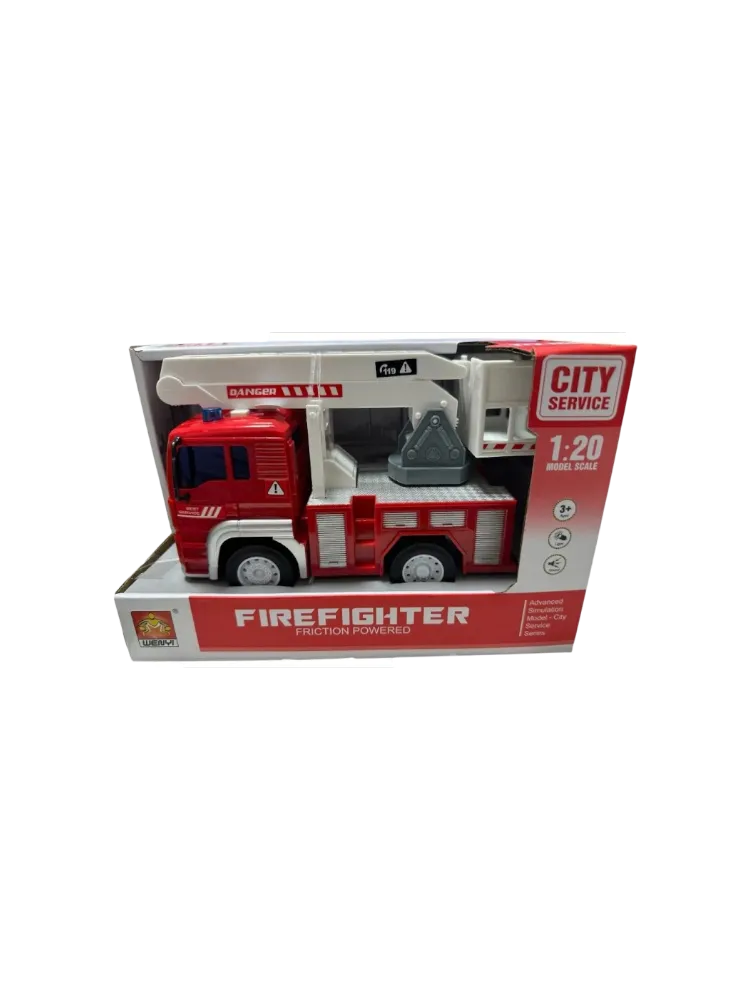 Пожарная машина City Servis красный