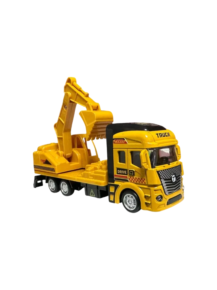 Экскаватор TRUCK DRIVE коричневый