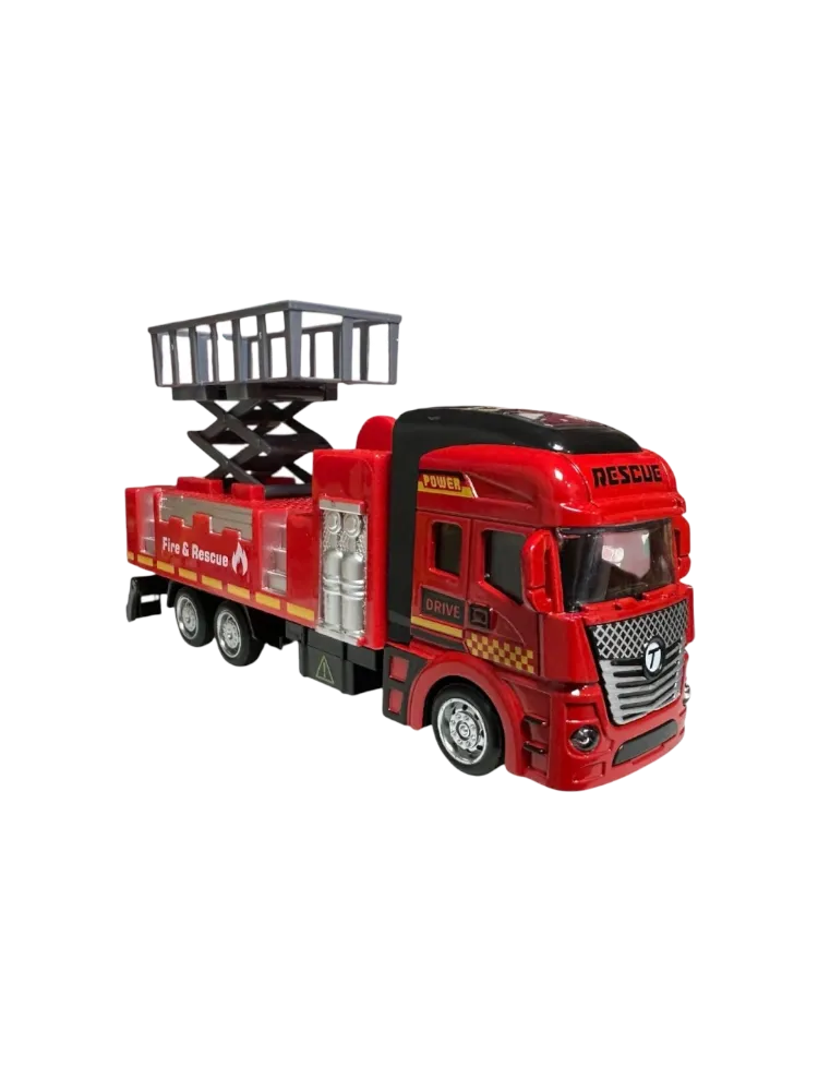 Пожарная машина POVER DRIVE красный