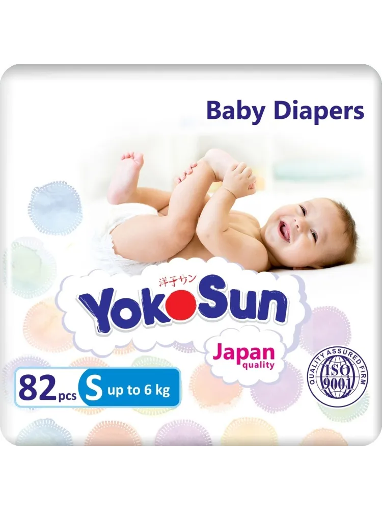 Подгузники Yokosun Comfort+ S, 82 шт