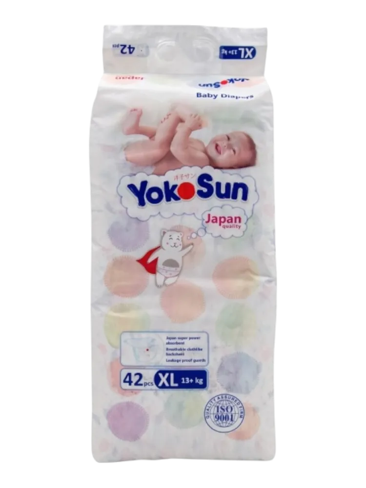 Подгузники Yokosun Comfort+ XL, 42 шт