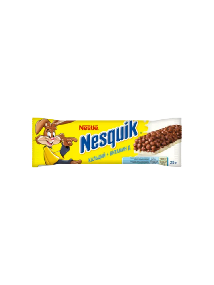 БАТОНЧИК NESTLE 25Г NESQUIK ЦЕЛЬНЫЕ ЗЛАКИ