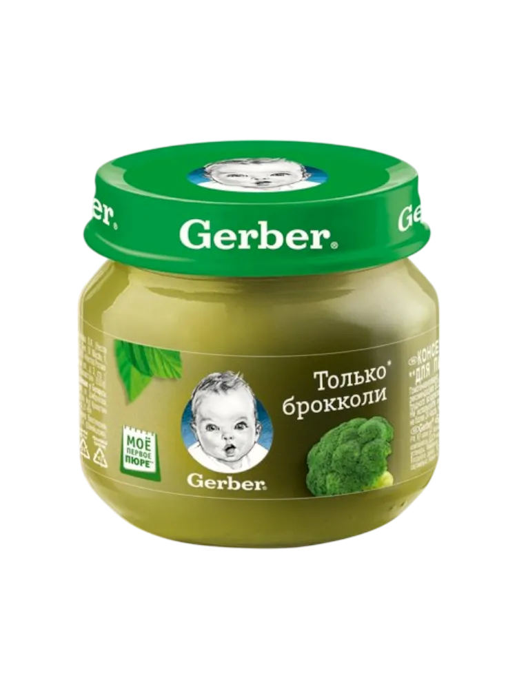 ПЮРЕ ГЕРБЕР 80Г С БРОККОЛИ 