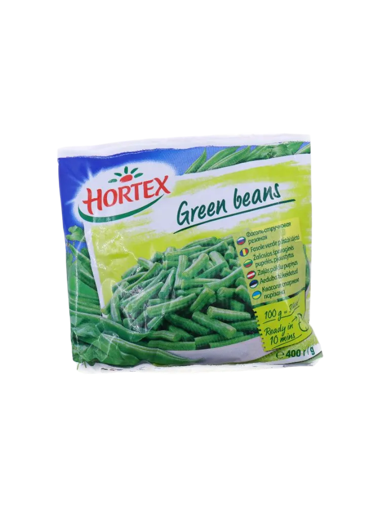 HORTEX 400Г ФАСОЛЬ СТРУЧКОВАЯ РЕЗАНАЯ