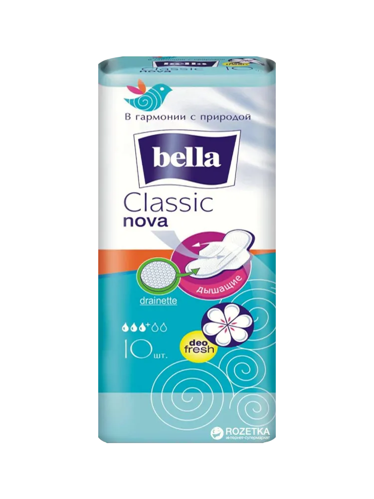 ПРОКЛАДКИ BELLA CLASSIC NOVA ДЕО 10ШТ