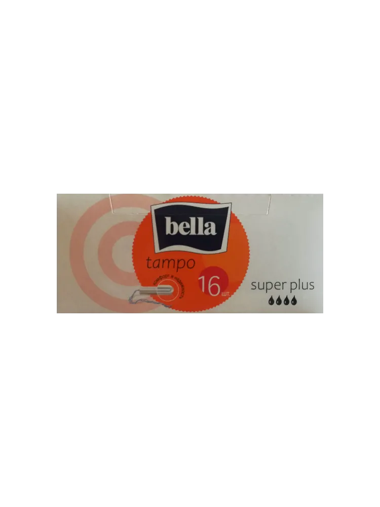 ТАМПОНЫ BELLA TAMPO SUPER PLUS 16ШТ