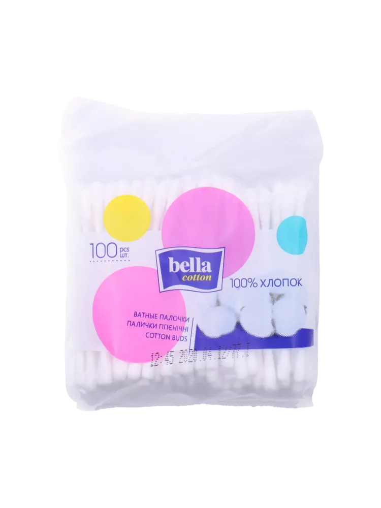 ВАТНЫЕ ПАЛОЧКИ BELLA 100ШТ М/У
