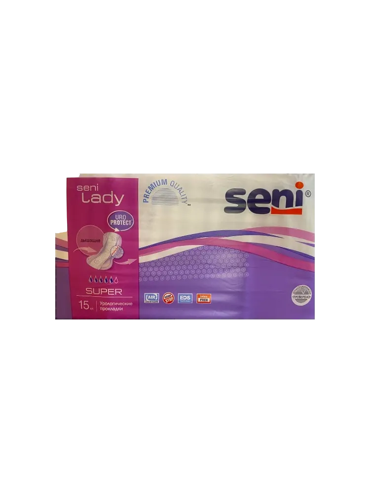 ПРОКЛАДКИ SENI LADY УРОЛОГИЧЕСКИЕ SUPER 15