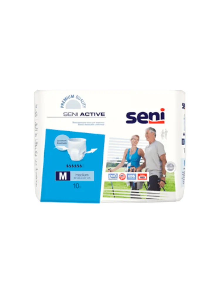 ТРУСЫ SENI Д/ВЗРОСЛЫХ ACTIVE MEDIUM 10ШТ - фото 1