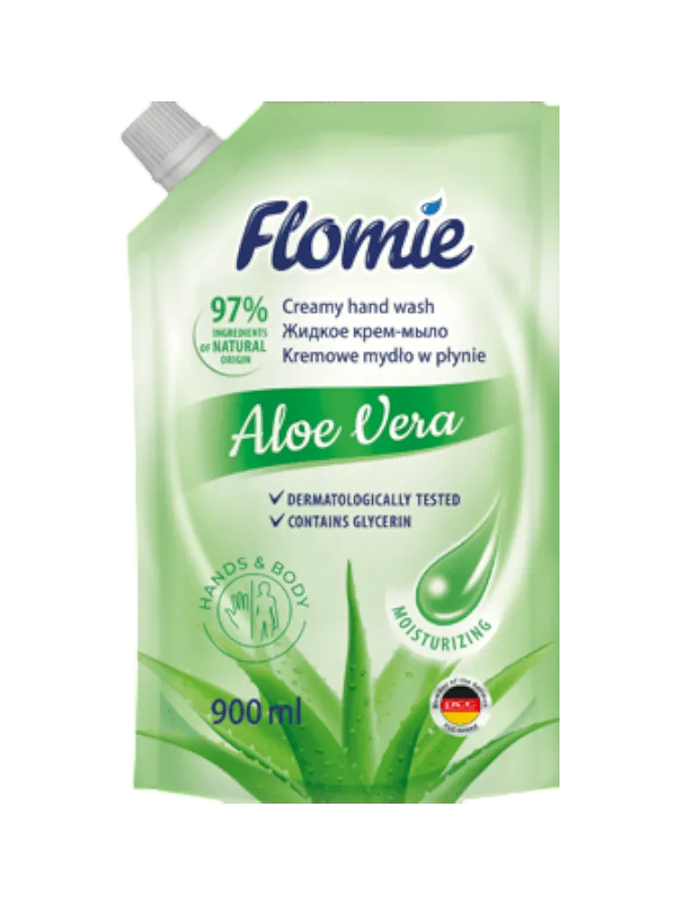 КРЕМ-МЫЛО ЖИДКОЕ FLOMIE  ALOE VERA 900ML