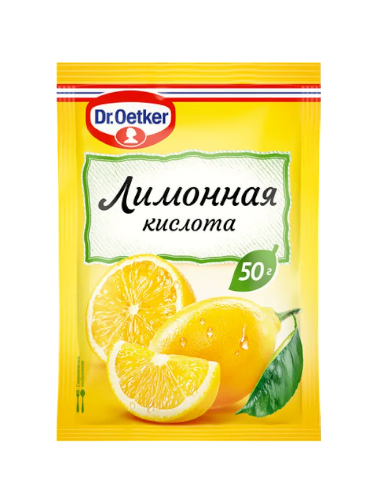 ПРИПРАВА D OETKER 8Г ЛИМОННАЯ КИСЛОТА 