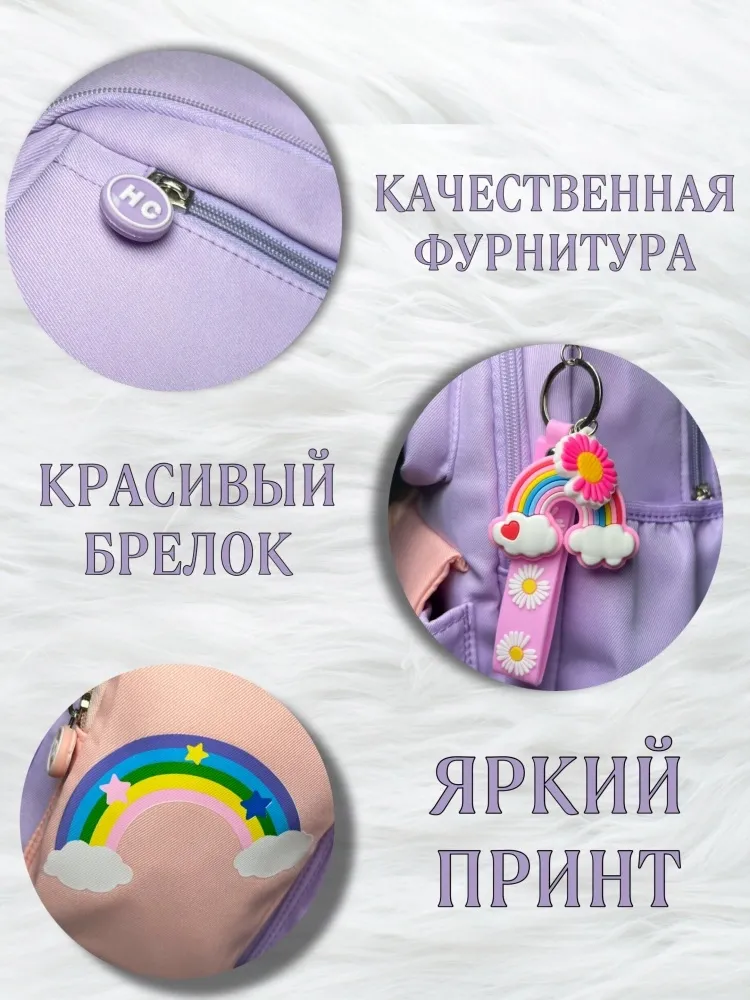 Рюкзак Buzz Lady полиэстер розовый, фиолетовый - фото 2