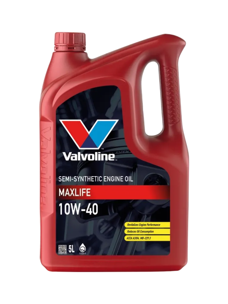 Моторное масло Полусинтетическое VALVOLINE MAXLIFE 10W-40 5 л
