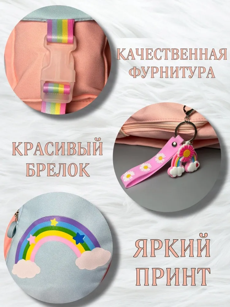 Рюкзак Buzz Lady полиэстер розовый, мультиколор - фото 2