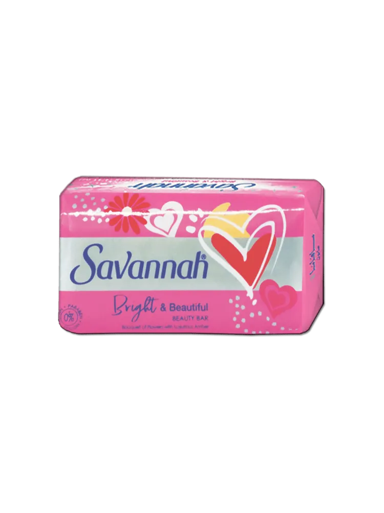 МЫЛО ТУАЛЕТНОЕ SAVANNAH 150Г BRIGHT&BEAUTIFUL