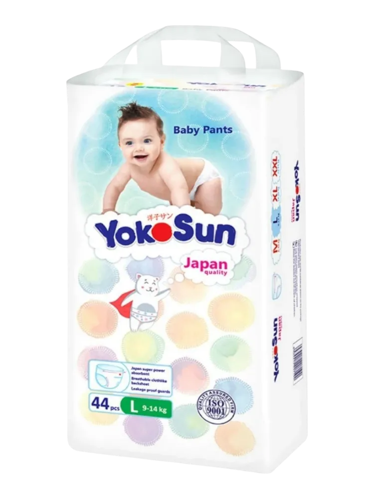 Подгузники-трусики Yokosun Comfort+ L, 44 шт