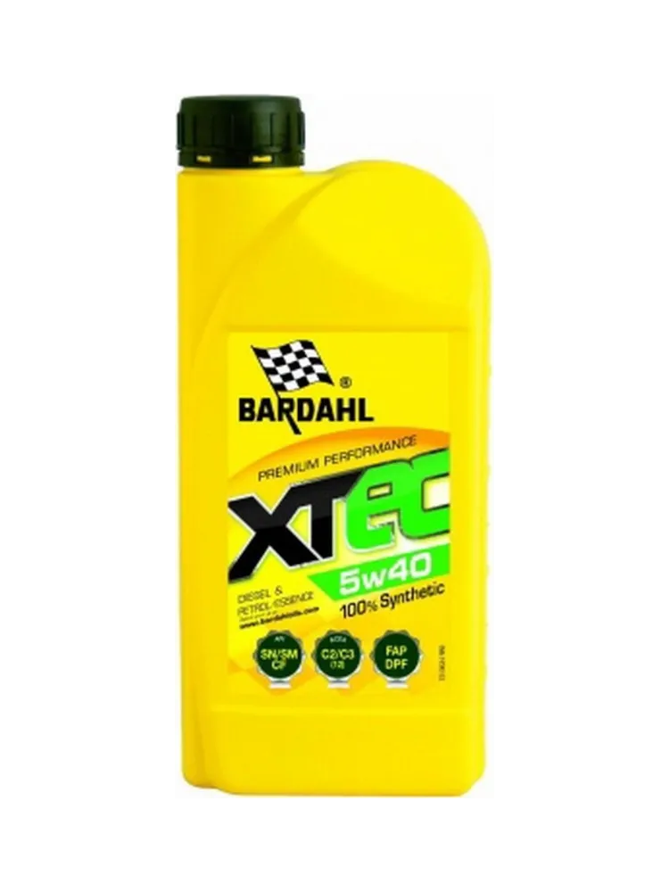 Моторное масло Синтетическое Bardahl XTEC 5W-40 1 л