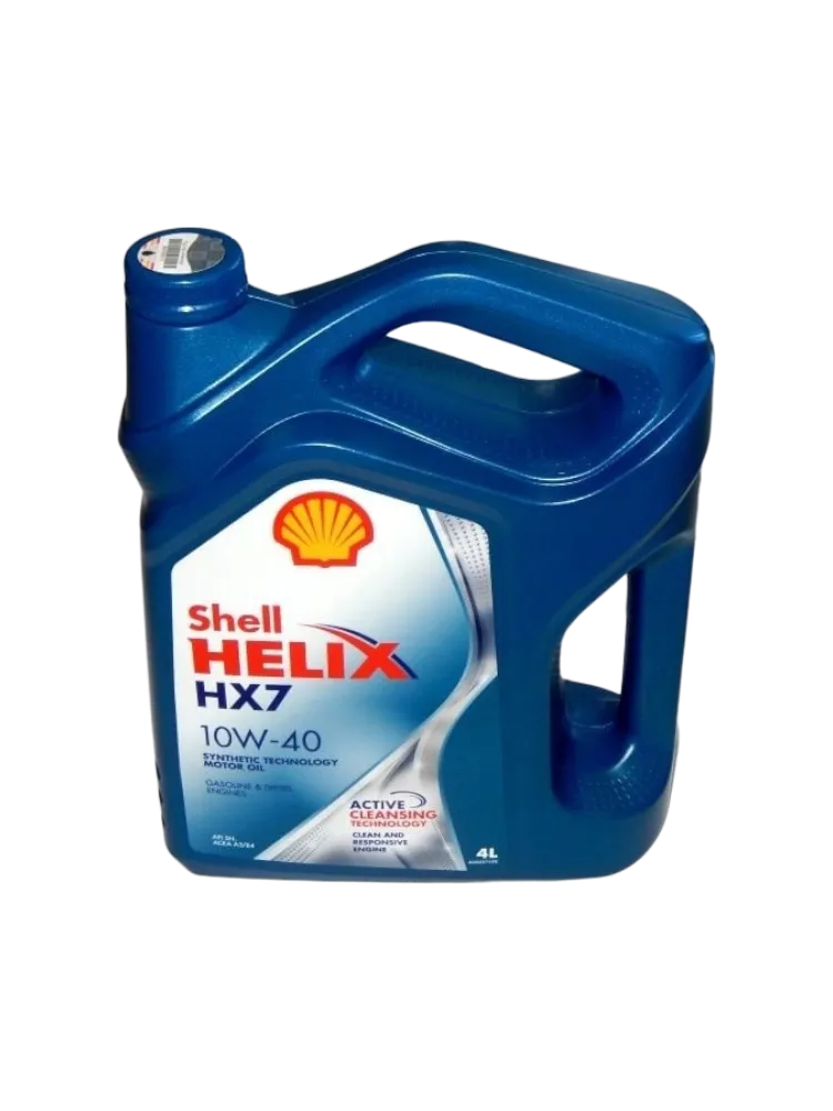Моторное масло Полусинтетическое SHELL HELIX HX7 10W-40 4 л - фото 3