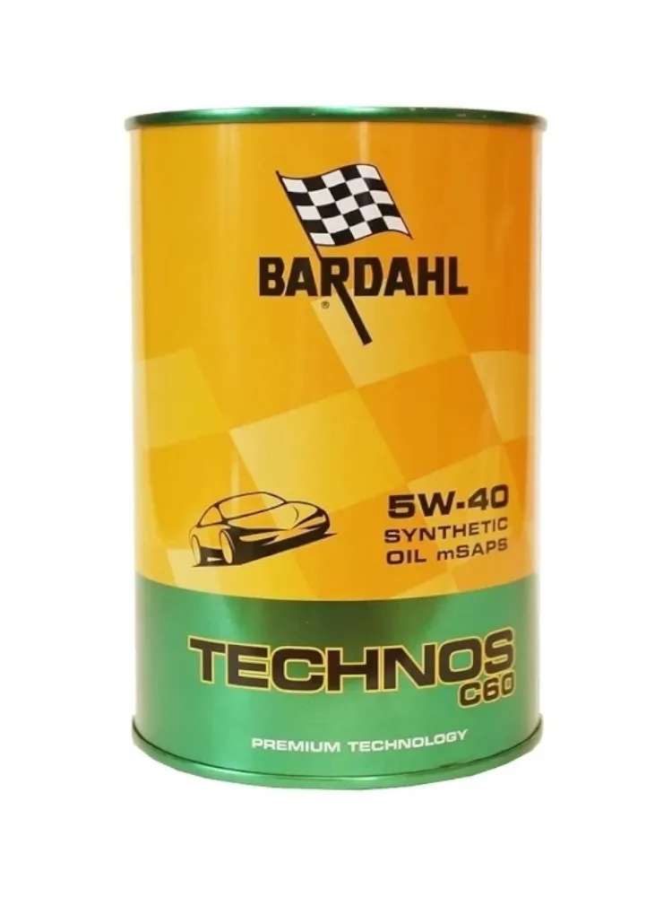 Моторное масло Синтетическое Bardahl Technos C60 5W-40 1 л
