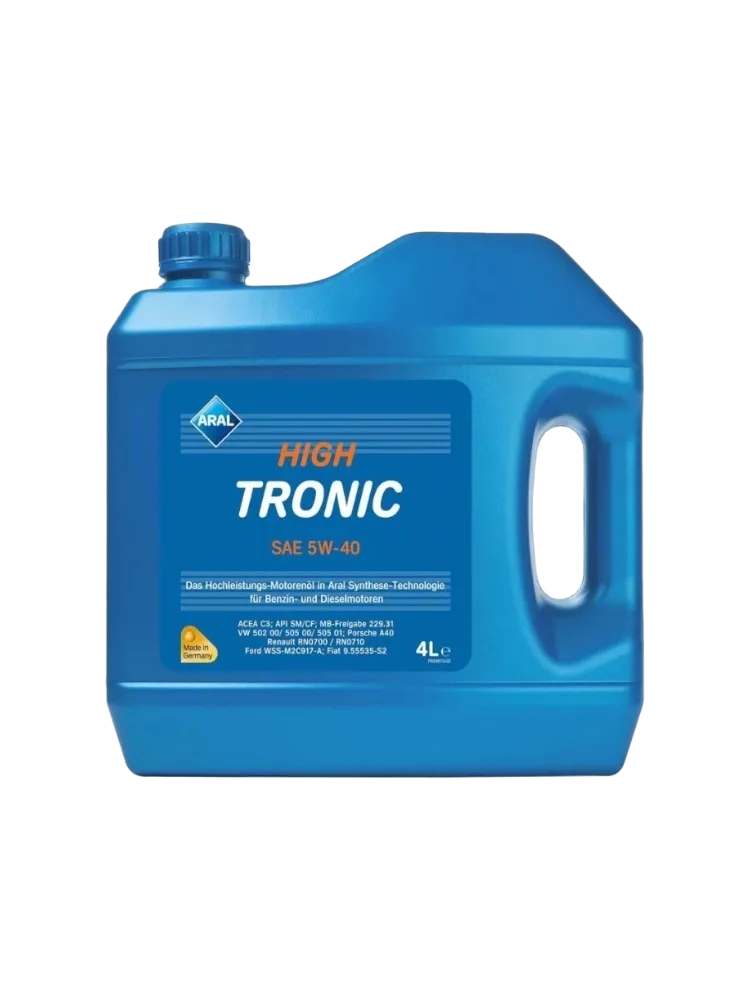 Моторное масло Синтетическое ARAL High Tronic 5W-40 4 л