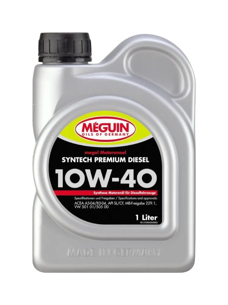 Моторное масло Синтетическое MEGUIN Motorenoel 10W-40 1 л