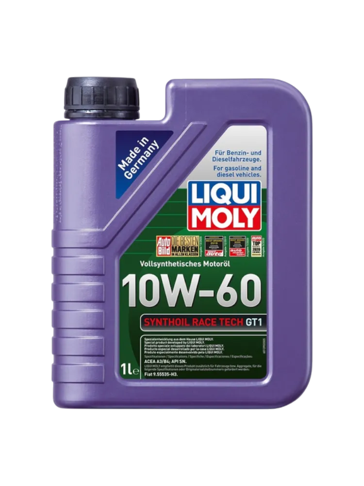 Моторное масло Синтетическое LIQUI MOLY SYNTHOIL RACE TECH GT1 10W-60 1 л