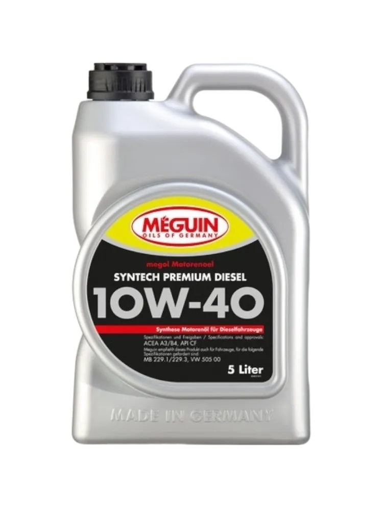 Моторное масло Синтетическое MEGUIN Syntech Premium 10W-40 5 л