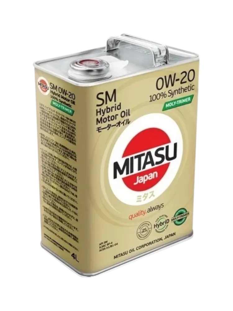Моторное масло Синтетическое MITASU MJ-M02 0W-20 4 л