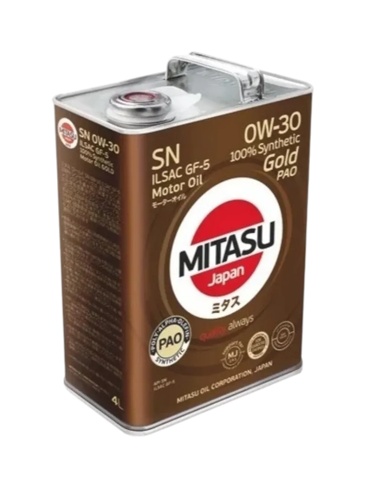 Моторное масло Синтетическое MITASU MJ-103 0W-30 4 л