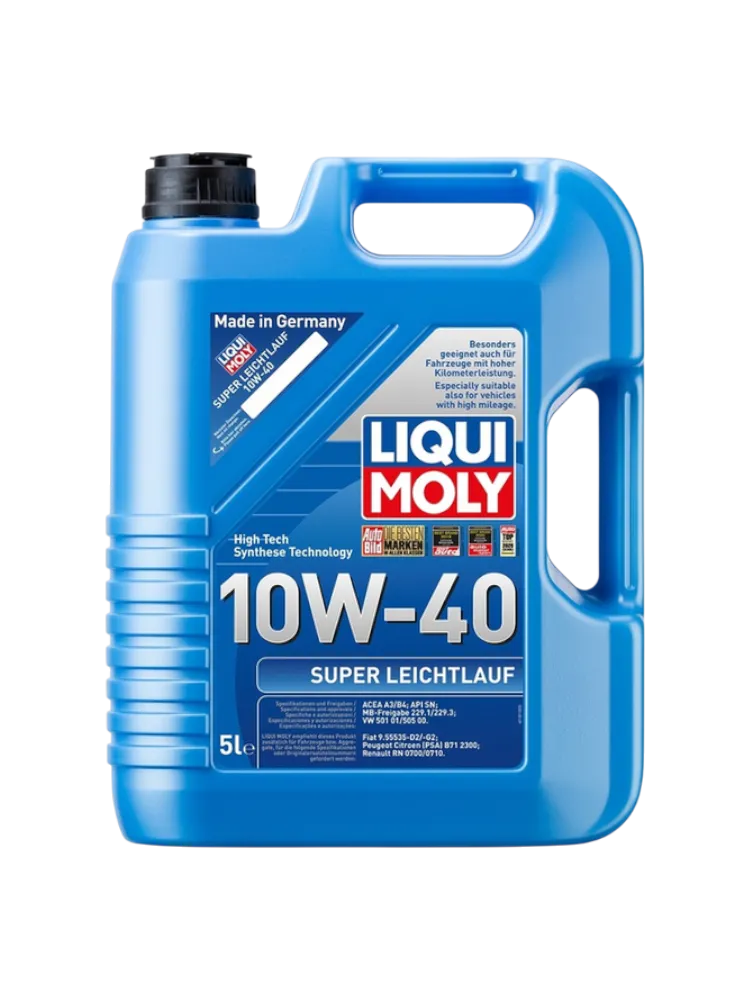 Моторное масло Синтетическое LIQUI MOLY SUPER LEICHTLAUF 10W-40 5 л - фото 2