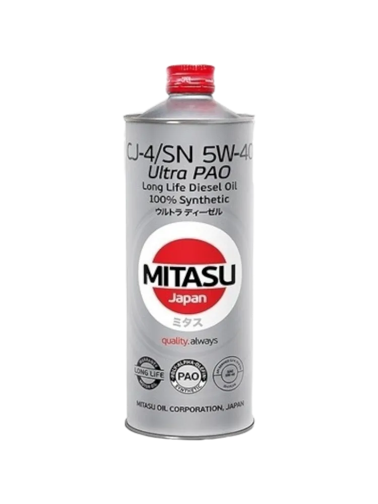 Моторное масло Синтетическое MITASU MJ-211 5W-40 1 л