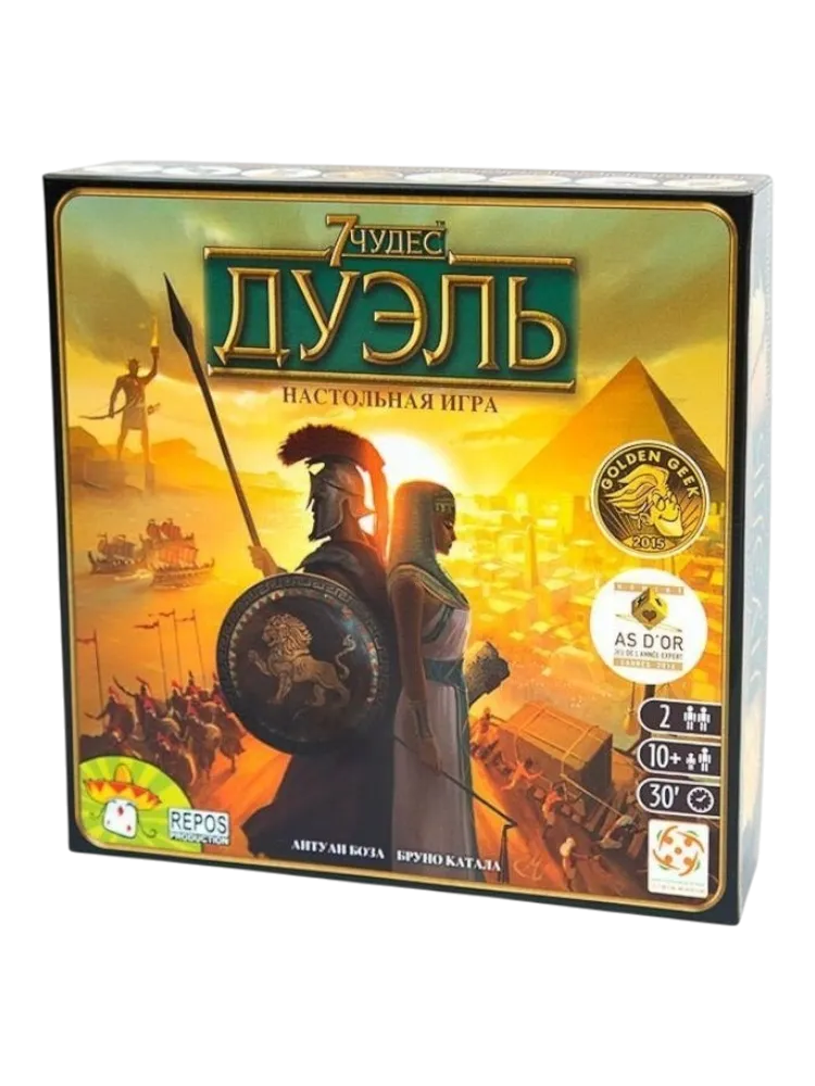 Настольная игра Стиль жизни 7 чудес Дуэль 924853