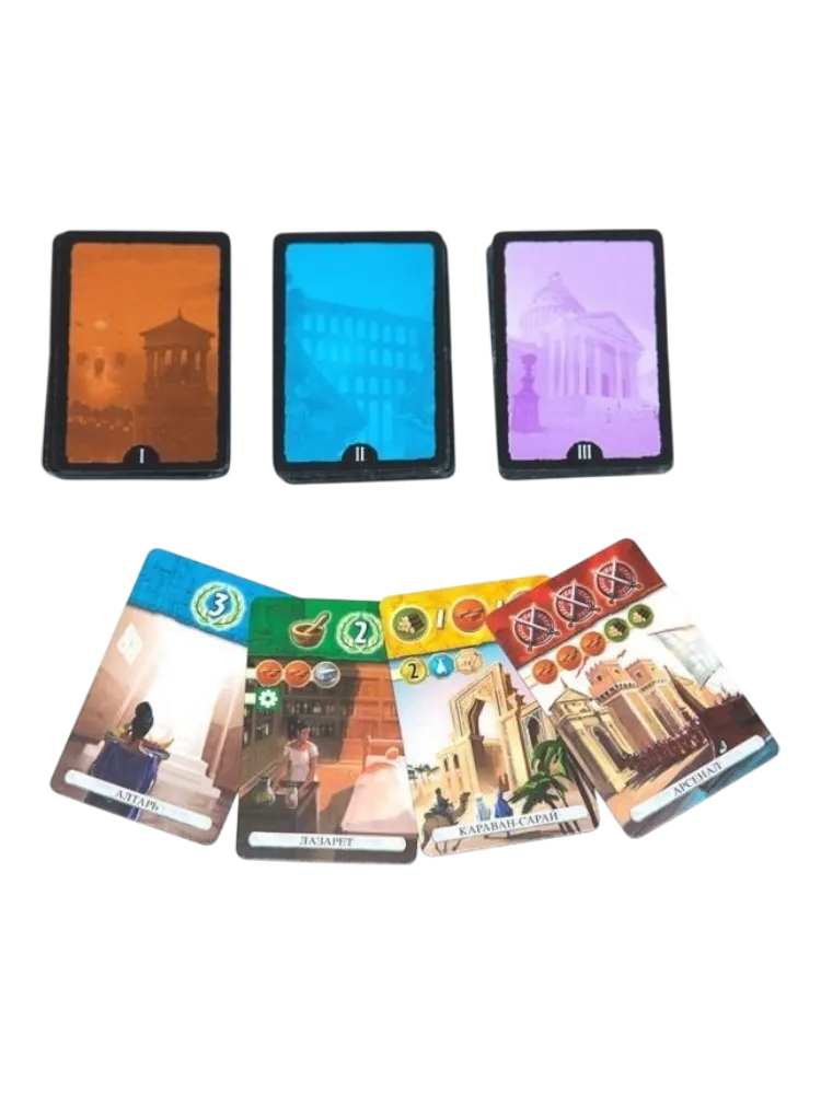 Настольная игра Стиль жизни 7 чудес Дуэль 924853 - фото 3