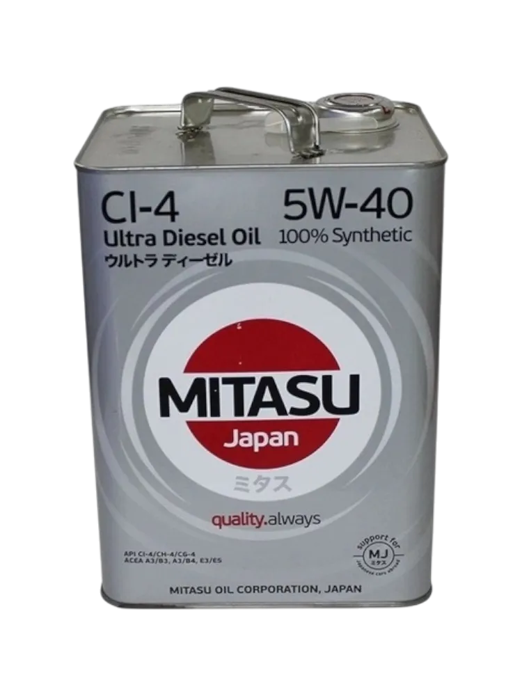 Моторное масло Синтетическое MITASU MJ-212 5W-40 6 л