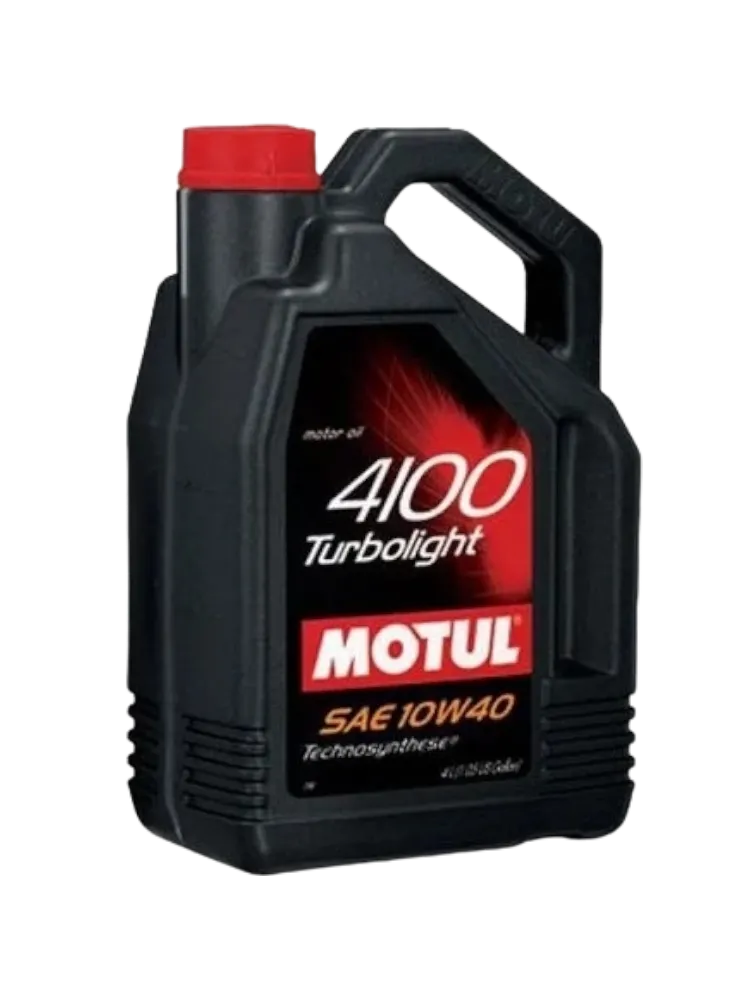 Моторное масло Полусинтетическое Motul 4100 Turbolight 10W-40 4 л