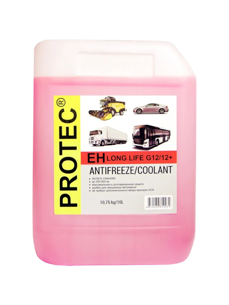 Антифриз Protec EH красный (розовый) G-12 10 л