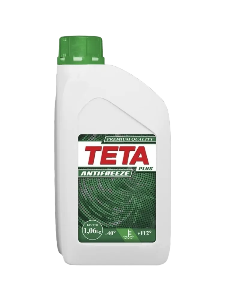 Антифриз Teta Plus зеленый G-11, G-12, G-12+, G-12++ 1 л