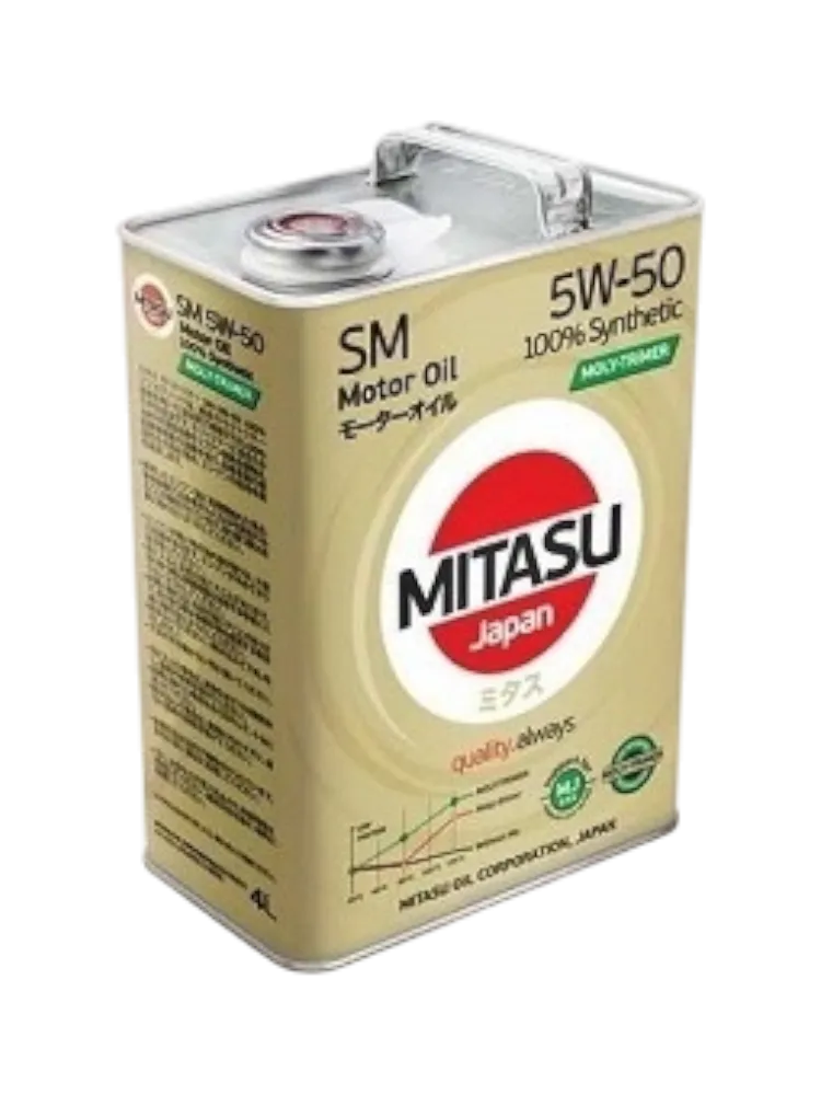 Моторное масло Синтетическое MITASU MJ-M13 5W-50 4 л
