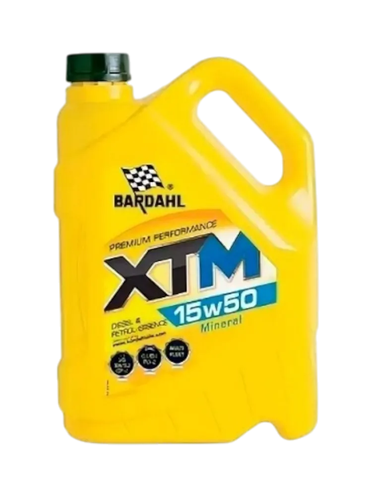 Моторное масло Минеральное Bardahl XTM 15W-50 5 л