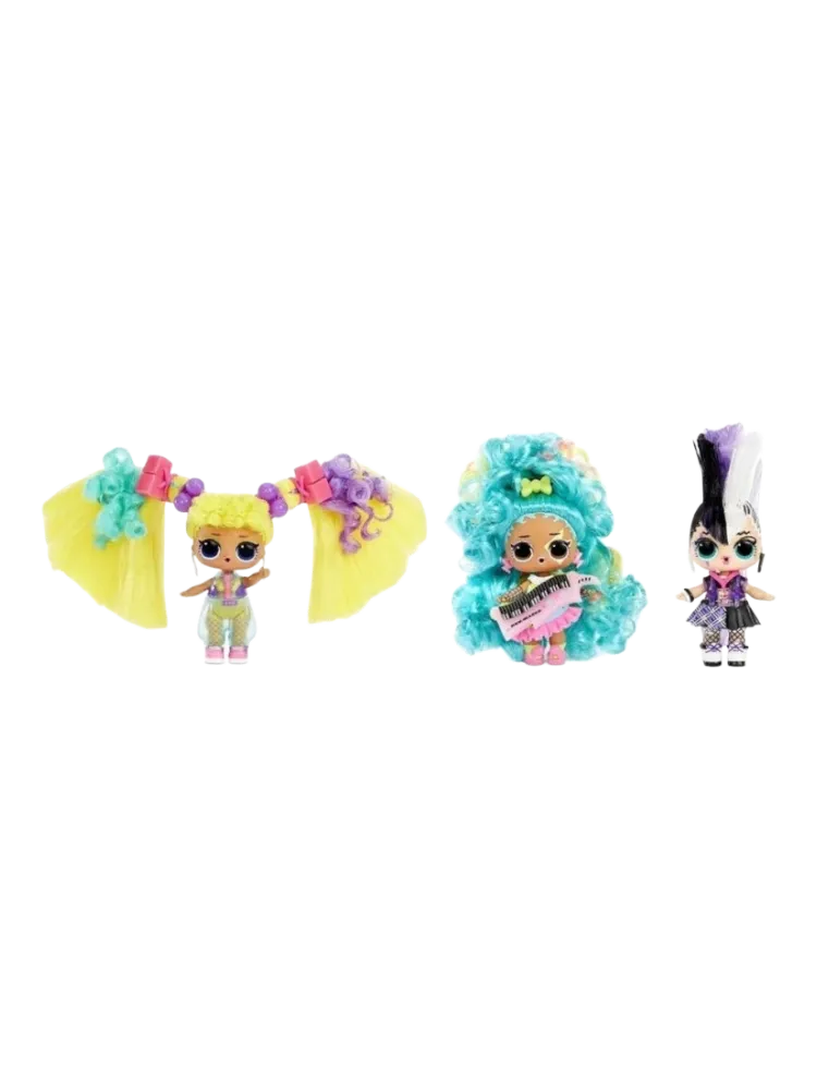 Кукла-сюрприз L.O.L. Surprise! Remix Hairflip 566960, 9 аксессуары в комплекте, руки и ноги подвижные - фото 3