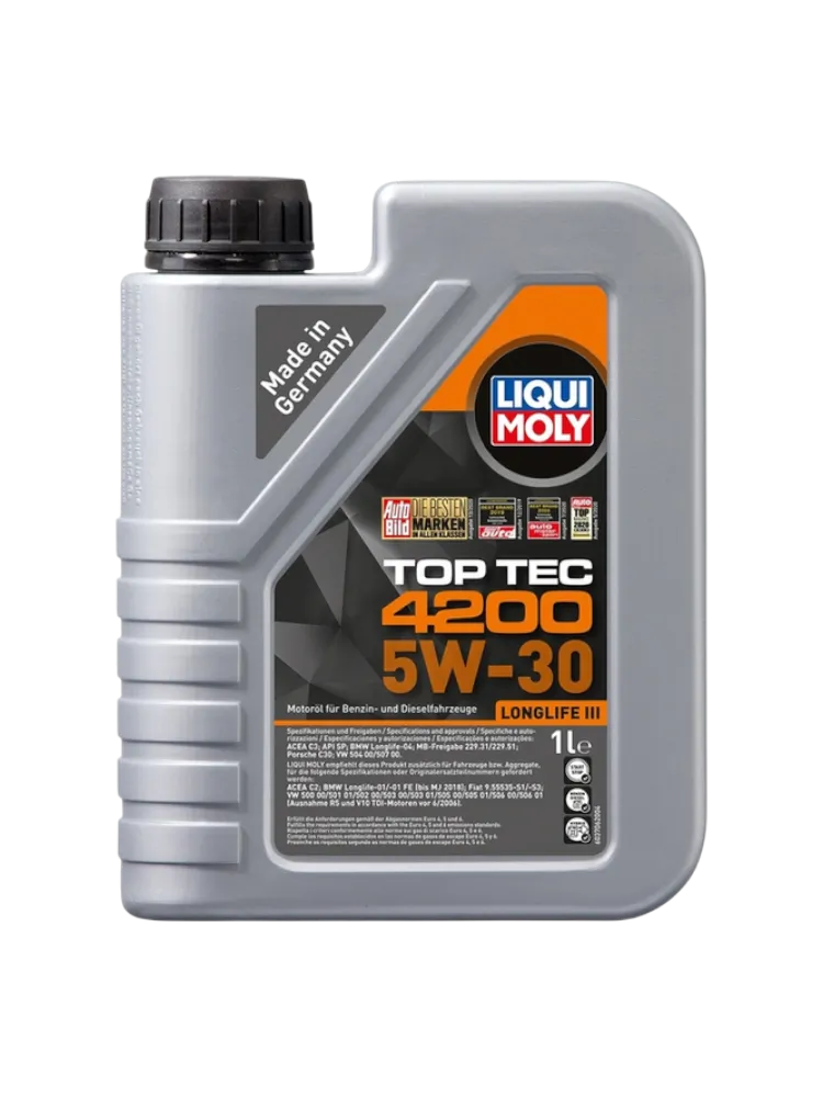 Моторное масло Синтетическое LIQUI MOLY TOP TEC 4200 5W-30 1 л