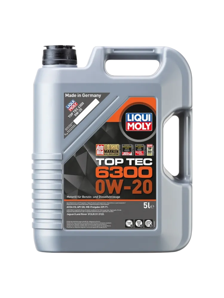 Моторное масло Синтетическое LIQUI MOLY TOP TEC 6300 0W-20 5 л