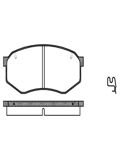 Колодки Remsa задние 0413.04