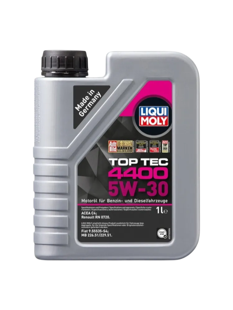 Моторное масло Синтетическое LIQUI MOLY TOP TEC 4400 5W-30 1 л
