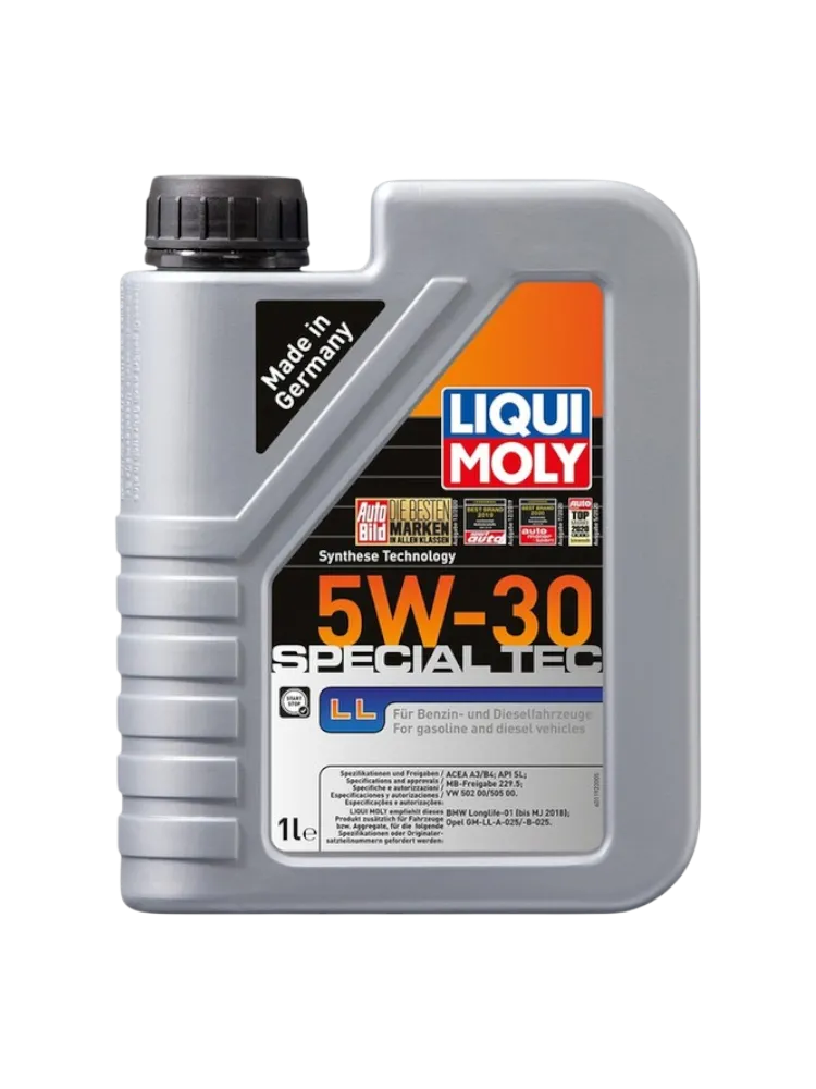 Моторное масло Синтетическое LIQUI MOLY SPECIAL TEC LL 5W-30 1 л