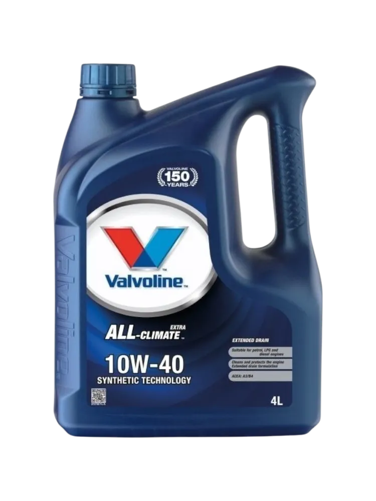 Моторное масло Полусинтетическое VALVOLINE All 10W-40 4 л