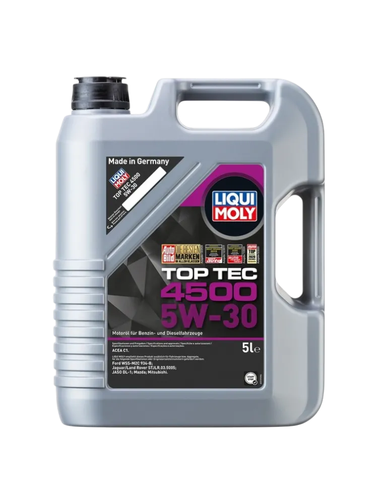 Моторное масло Синтетическое LIQUI MOLY TOP TEC 4500 5W-30 5 л