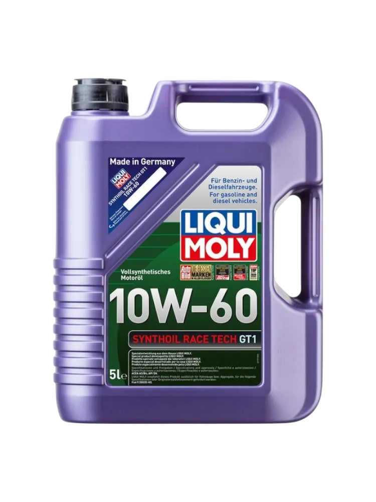 Моторное масло Синтетическое LIQUI MOLY SYNTHOIL RACE TECH GT1 10W-60 5 л